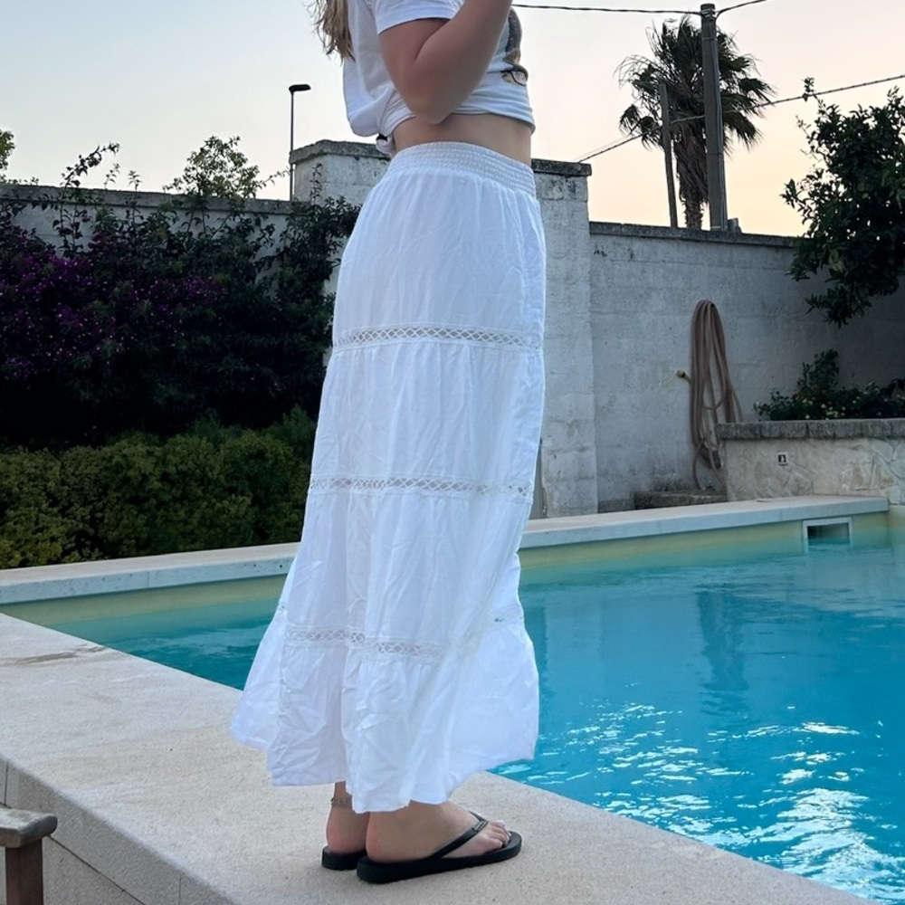 Linen Maxi Skirt 🕊️